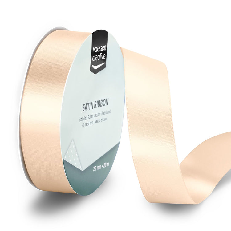 Vaessen creative • ruban satin 20mx25mm ivoire