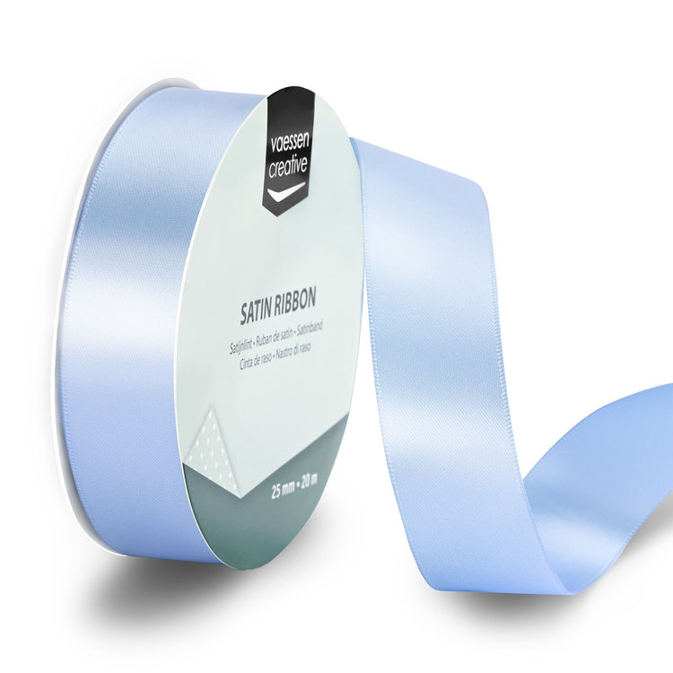 Vaessen creative • ruban satin 20mx25mm bleu clair
