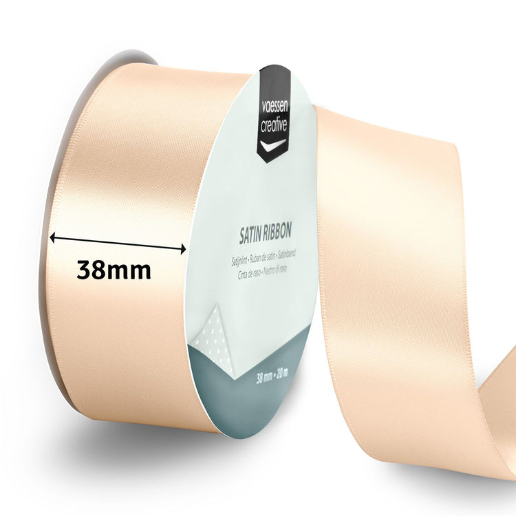 Vaessen creative • ruban satin 20mx38mm ivoire