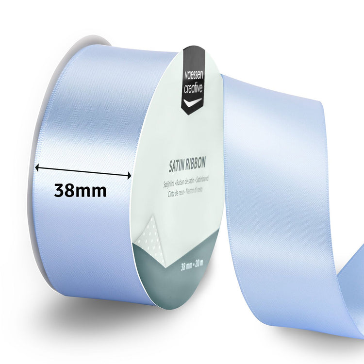 Vaessen creative • ruban satin 20mx38mm bleu clair