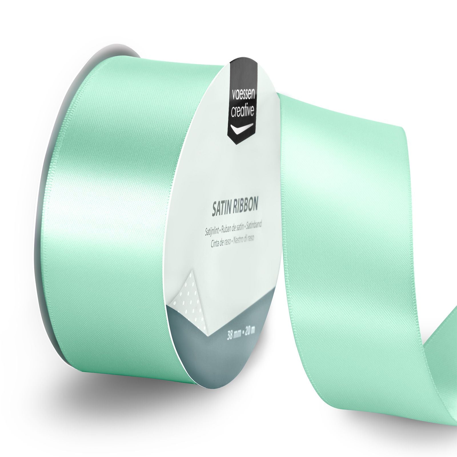 Vaessen creative • ruban satin 20mx38mm bleu