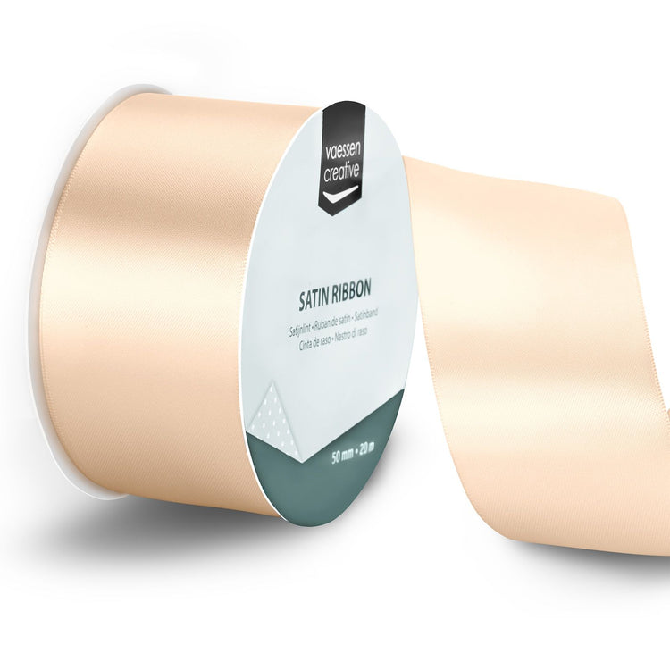Vaessen creative • ruban satin 20mx50mm ivoire
