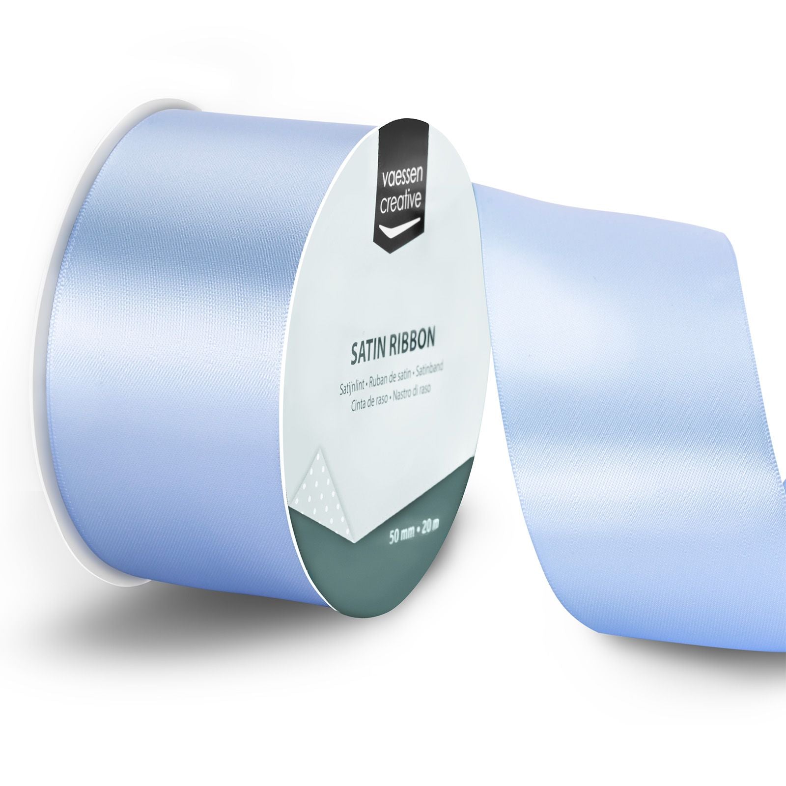 Vaessen creative • ruban satin 20mx50mm bleu clair