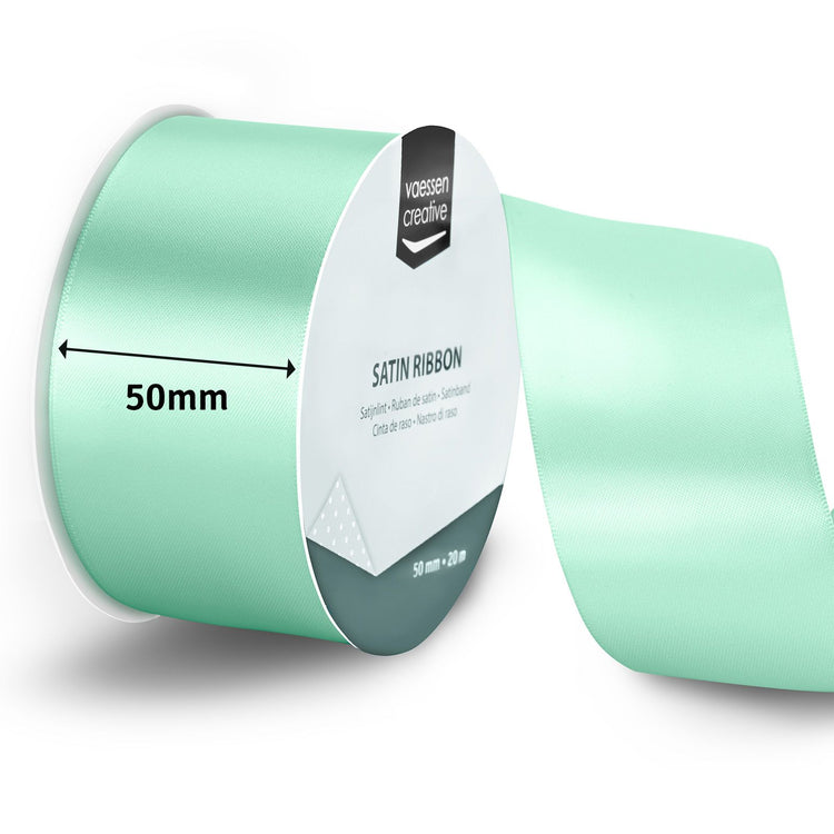 Vaessen creative • ruban satin 20mx50mm bleu