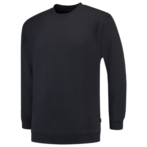Pull coton polyester marine m
