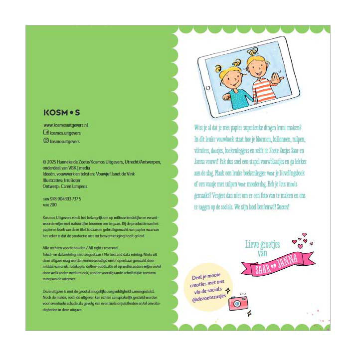 Feuilles pliantes de sœurs douces