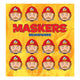 Masques de la Maison centrale du livre : pompiers