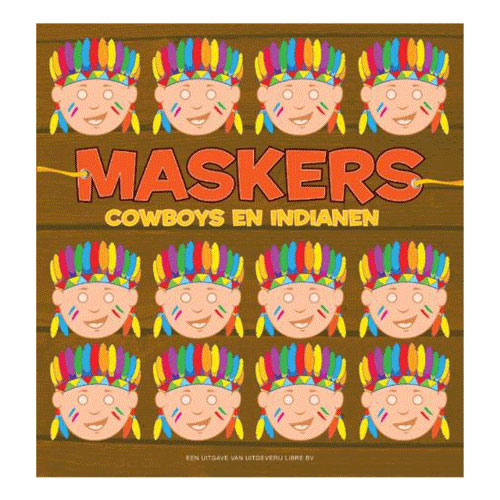 Masques de la maison centrale du livre : cowboys et indiens
