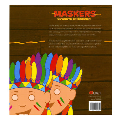 Masques de la maison centrale du livre : cowboys et indiens