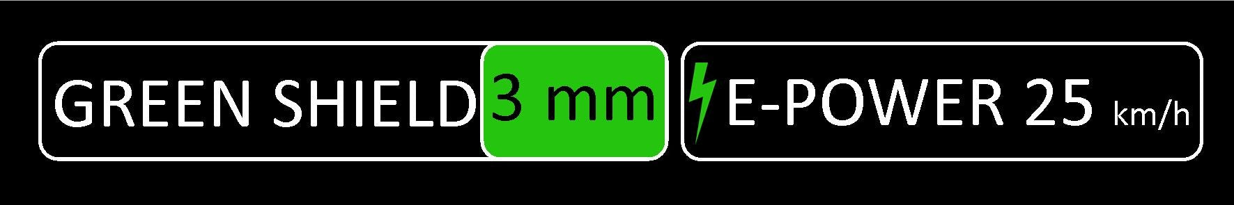 Métro de pneu de bord Protection 26 x 1,75 47-559 mm noir avec réflexion
