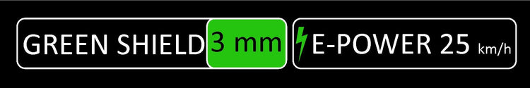 Tour de métro de pneu de bord Protection 28 x 1 ½ 40-635 mm noir avec réflexion