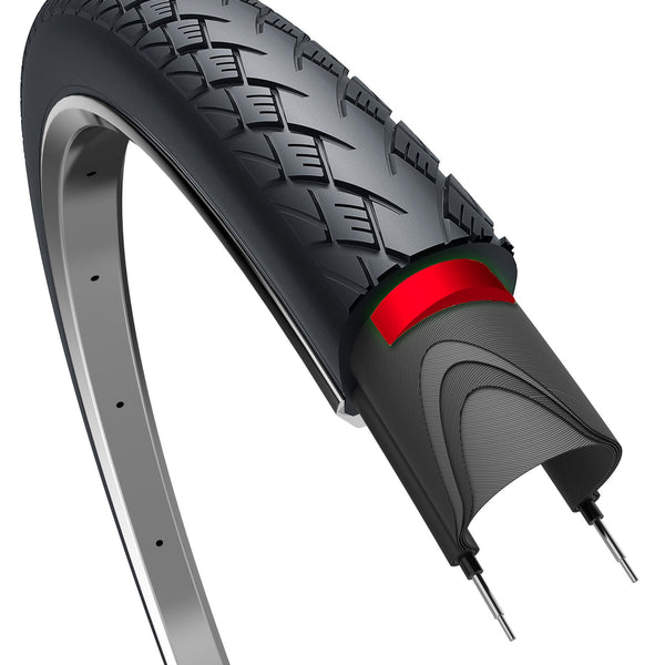 Edge Tire Metro Protect Plus 28 x 1,50" / 40-622 mm noir avec réflexion