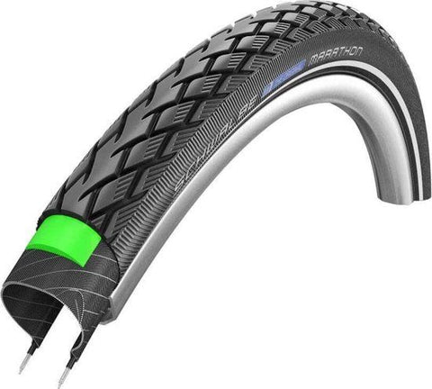 Schwalbe Pneu Green Marathon GreenGuard 20 x 1.75"/ 47-406mm noir avec réflexion