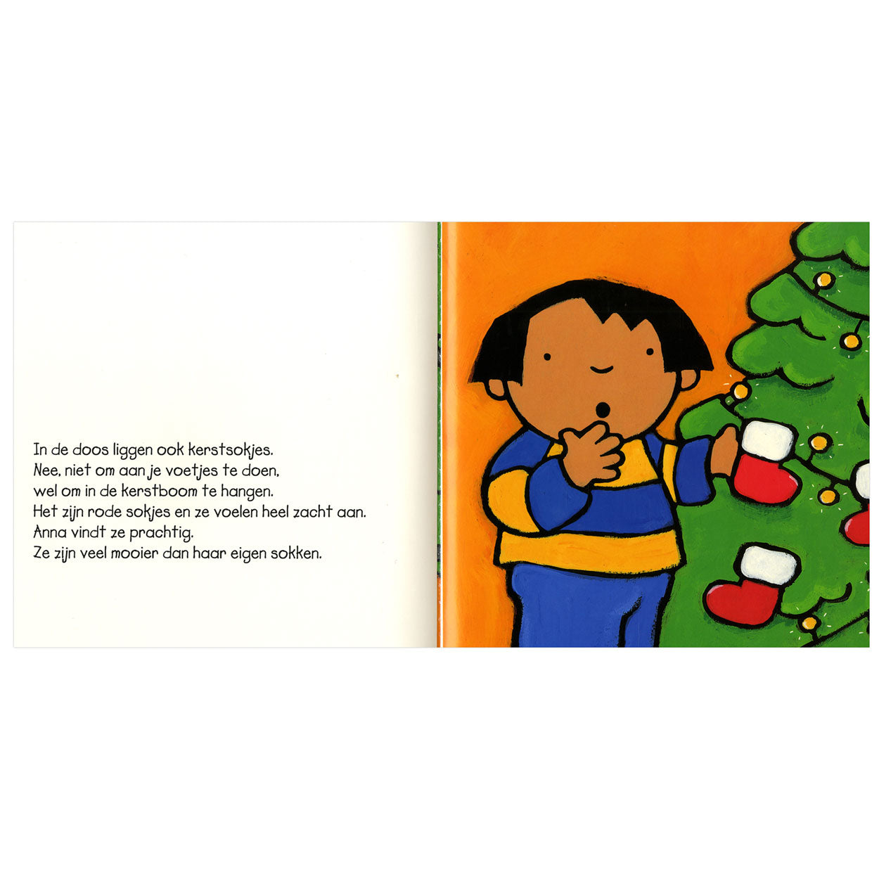 Maison centrale du livre Anna et le sapin de Noël