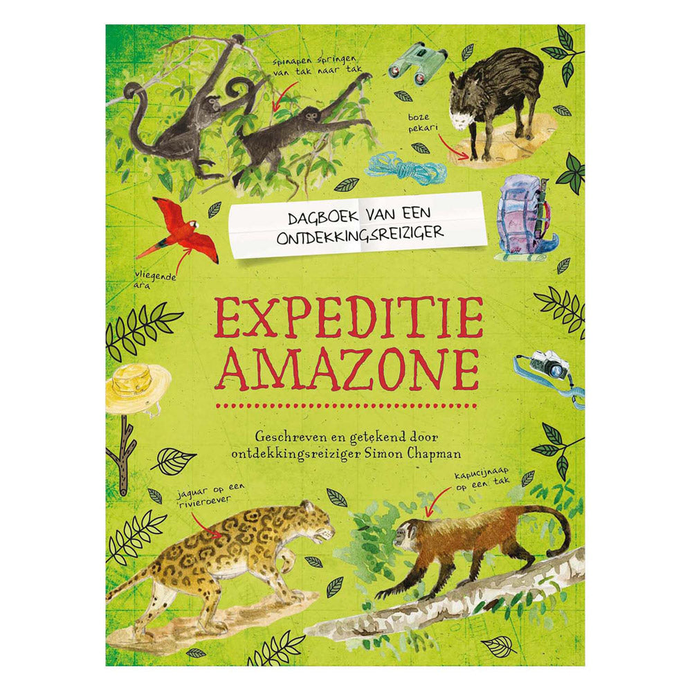 Livre central journal d'un explorateur - expédition amazon