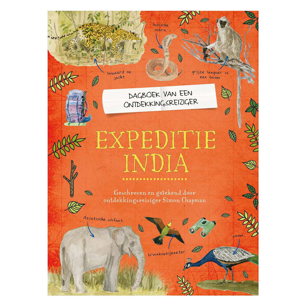Livre central Journal d'un explorateur - Expédition en Inde