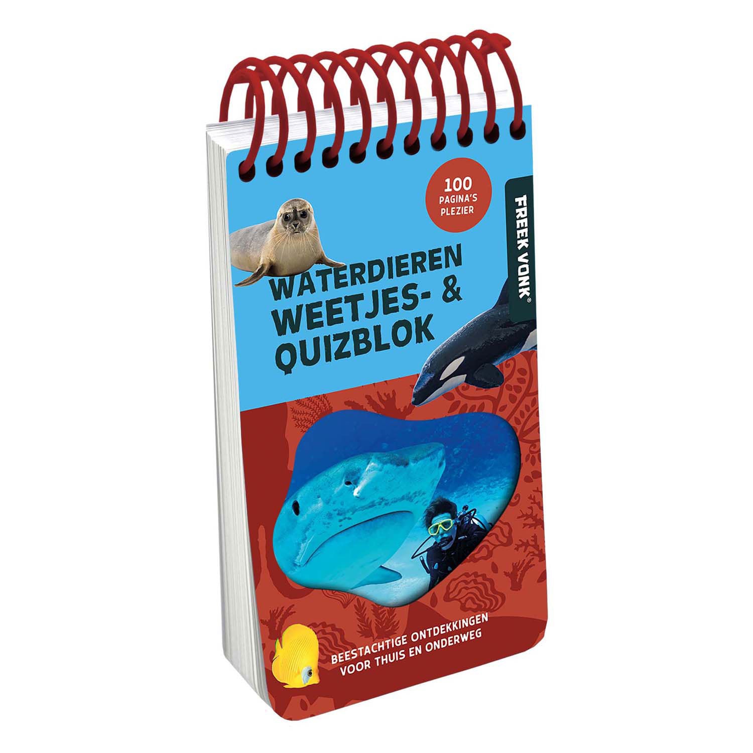 Central Book House Freek Spark bloc de quiz de faits - les animaux aquatiques
