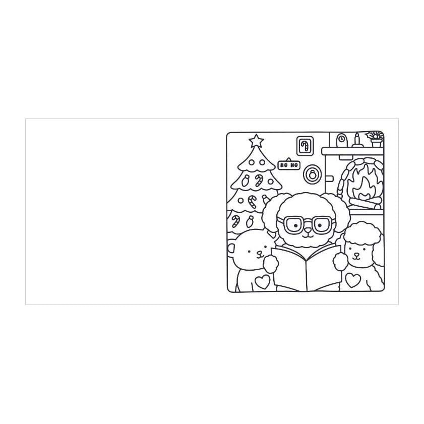 Livre de coloriage de Noël Central Book House Kokoro
