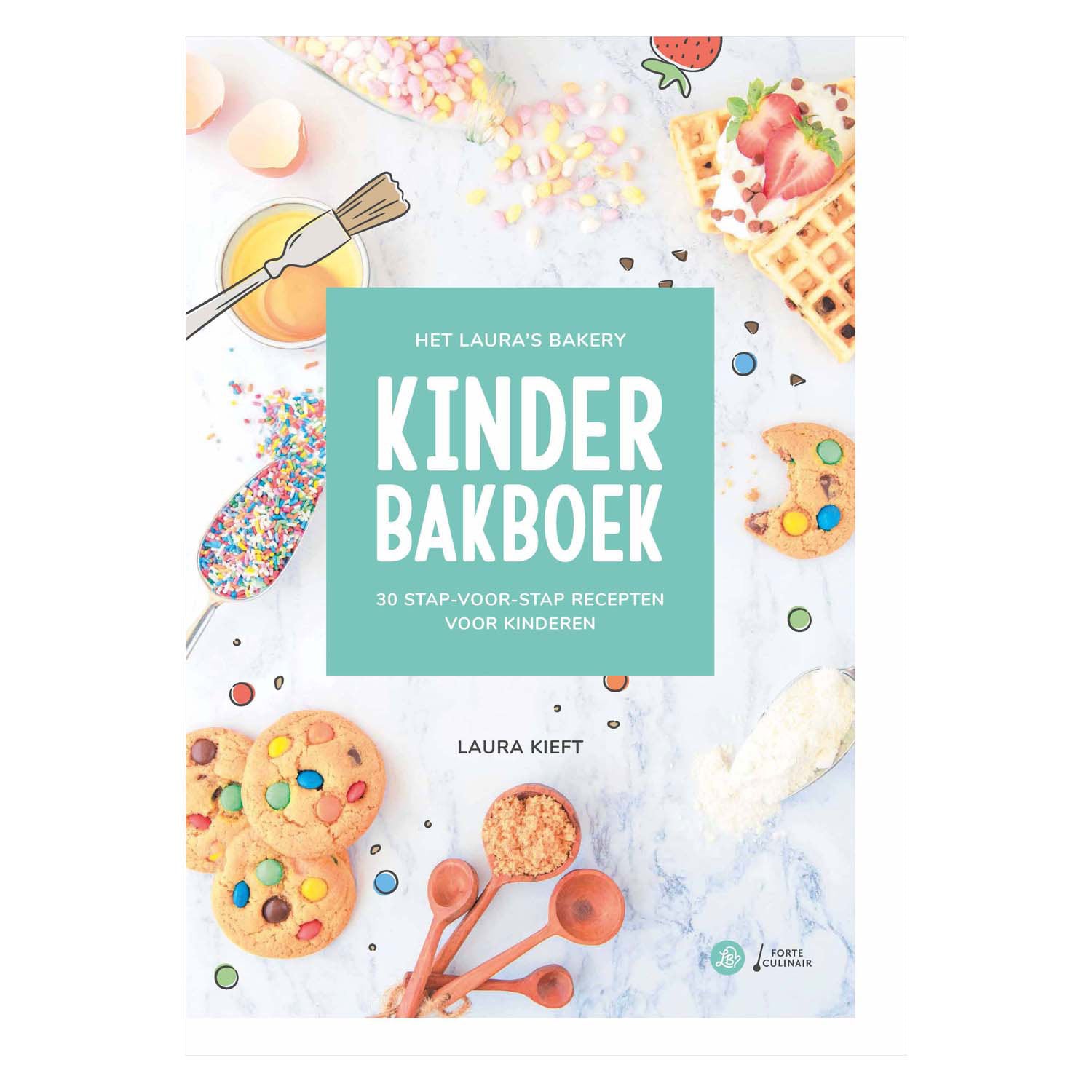 Livre central de la boulangerie de Laura, livre de pâtisserie pour enfants
