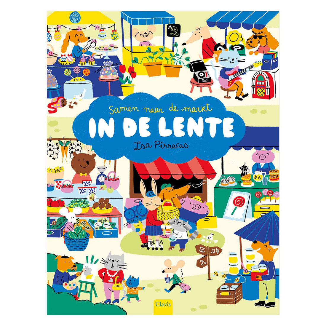 Maison centrale du livre ensemble au marché au printemps