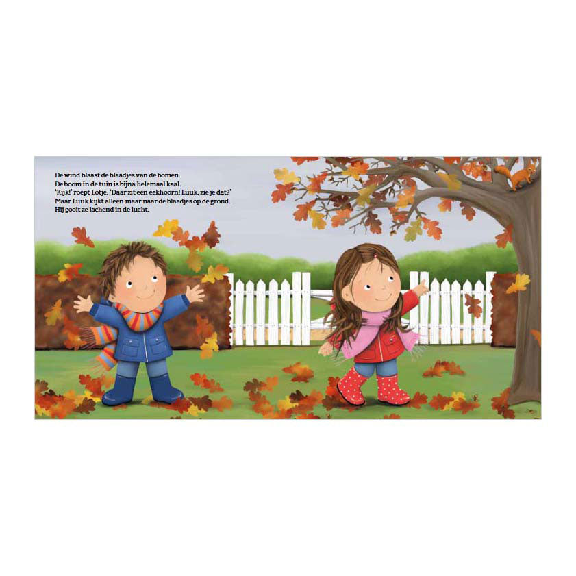 Maison centrale du livre Luuk et Lotje. c'est l'automne !