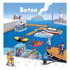 Livre central pour enfants, bateaux-maison