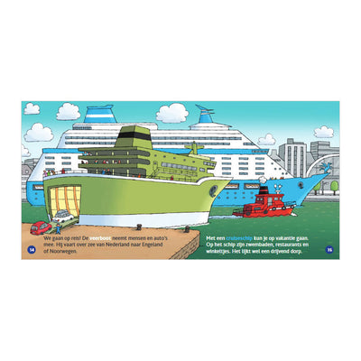 Livre central pour enfants, bateaux-maison