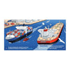 Livre central pour enfants, bateaux-maison