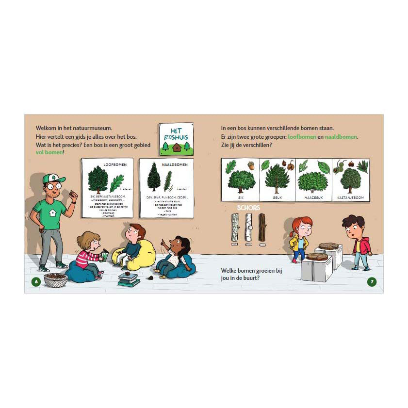 Livre central maison le livre pour enfants de la forêt