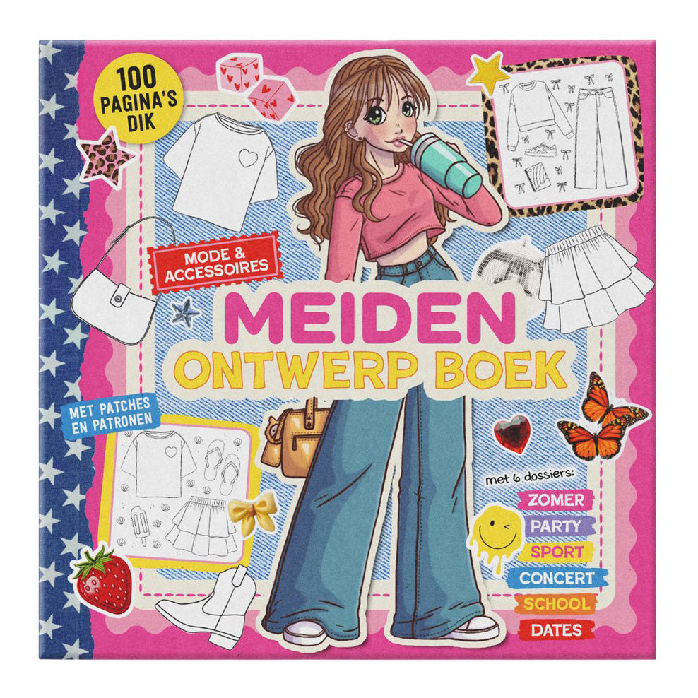 Livre de conception de filles de la maison centrale du livre