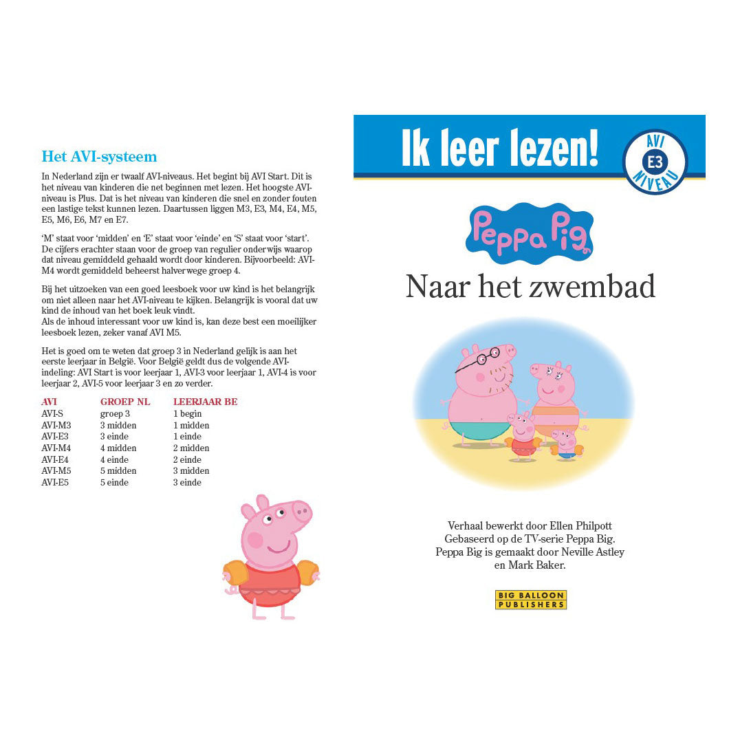 Gros ballon Peppa Pig - J'apprends à lire ! livre pour enfants avi-e3