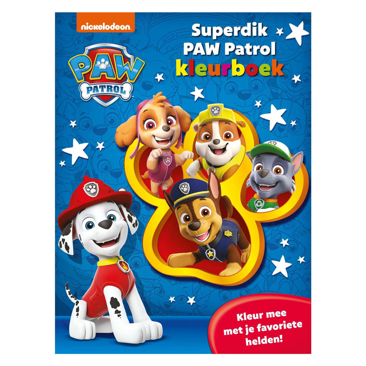 Livre de coloriage Paw Patrol super épais gros ballon