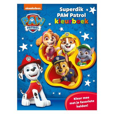Livre de coloriage Paw Patrol super épais gros ballon