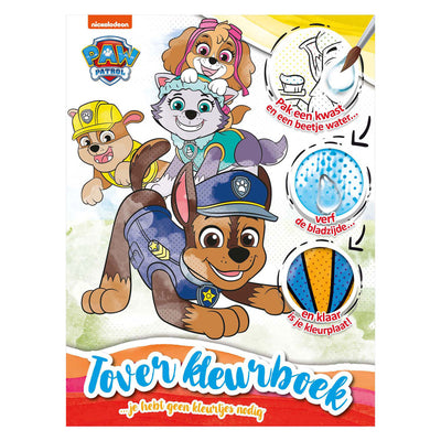 Livre de coloriage magique avec gros ballons de Paw Patrol