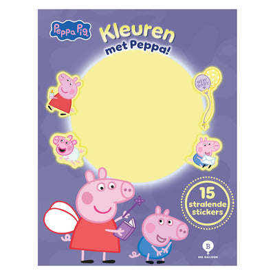 Couleur avec Peppa Pig qui brille dans le noir