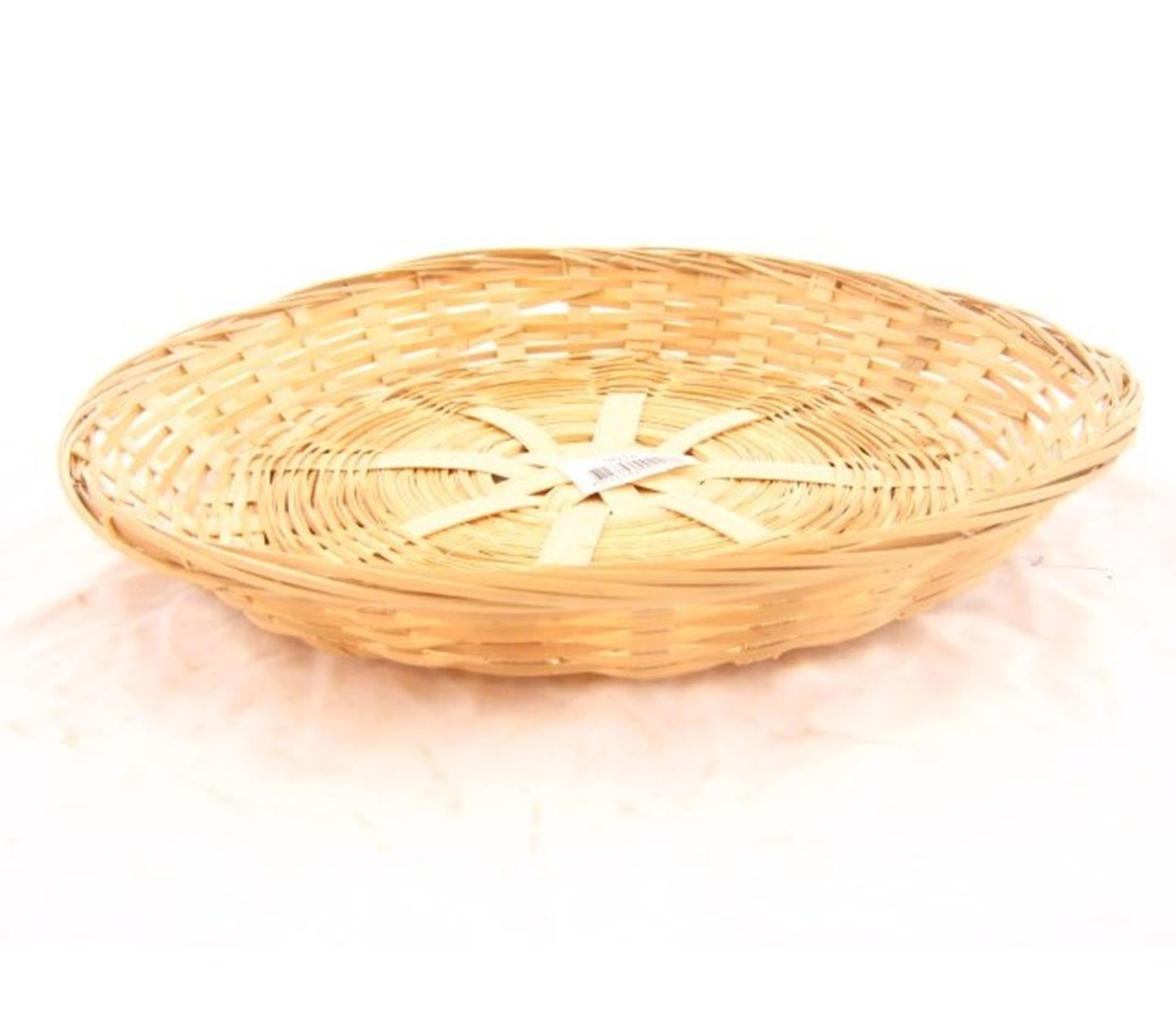 Bol Baskin bambou fl. couche ronde 30x5cm