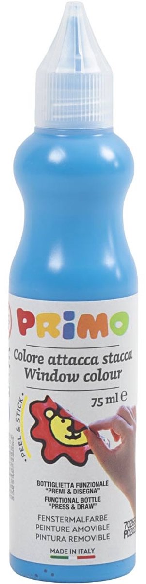 Peinture pour fenêtres Primo, bleue, 75 ml 1 bouteille
