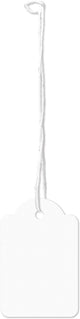 Étiquettes en fil Kangaro - 28x43mm - blanc - boîte de 250 pièces - étiquettes de prix avec cordon - k-700105