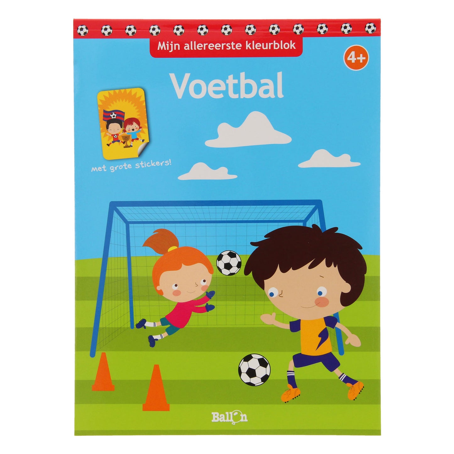 Mon tout premier football de blocs de couleur