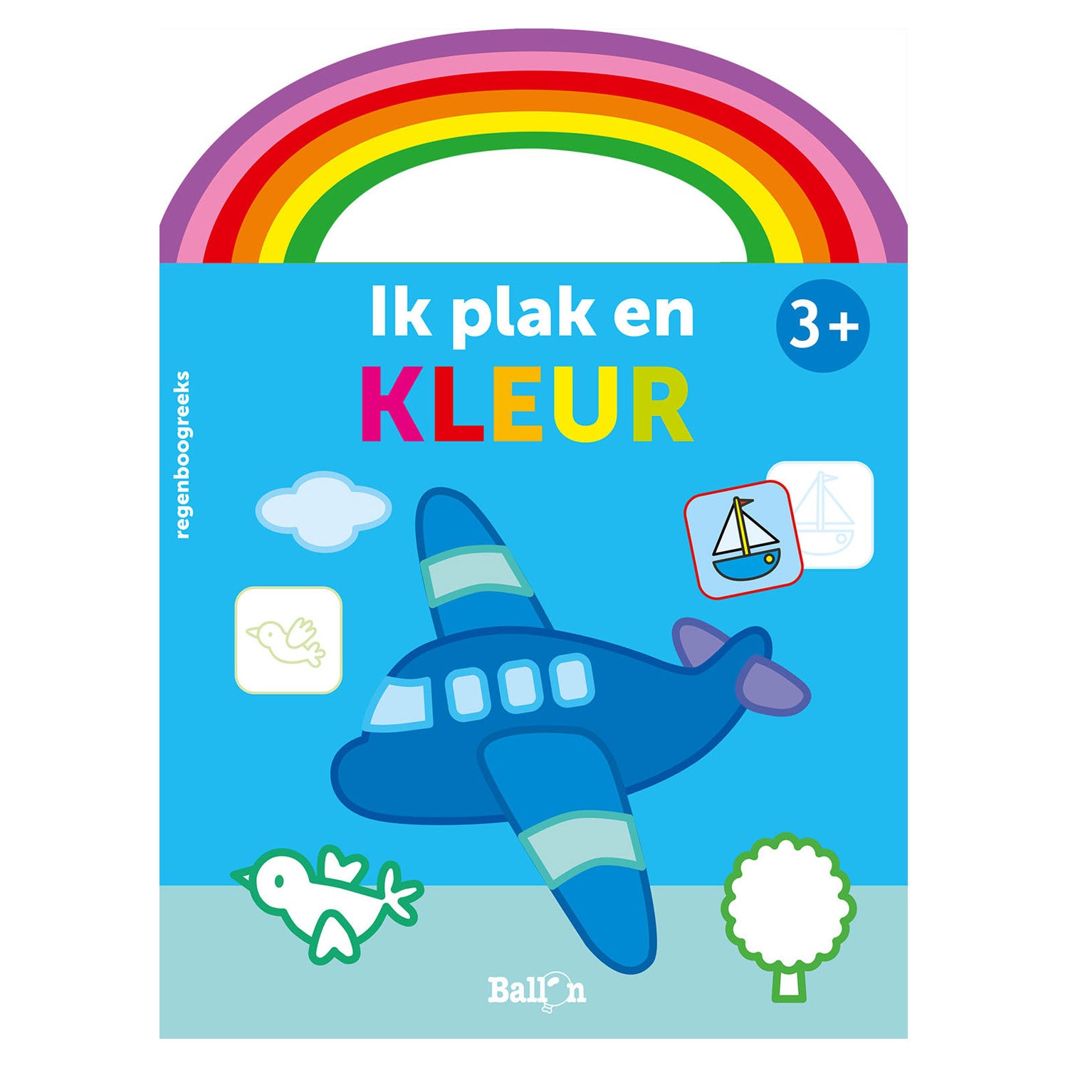 Éditeur standard je colle et colorie - avion
