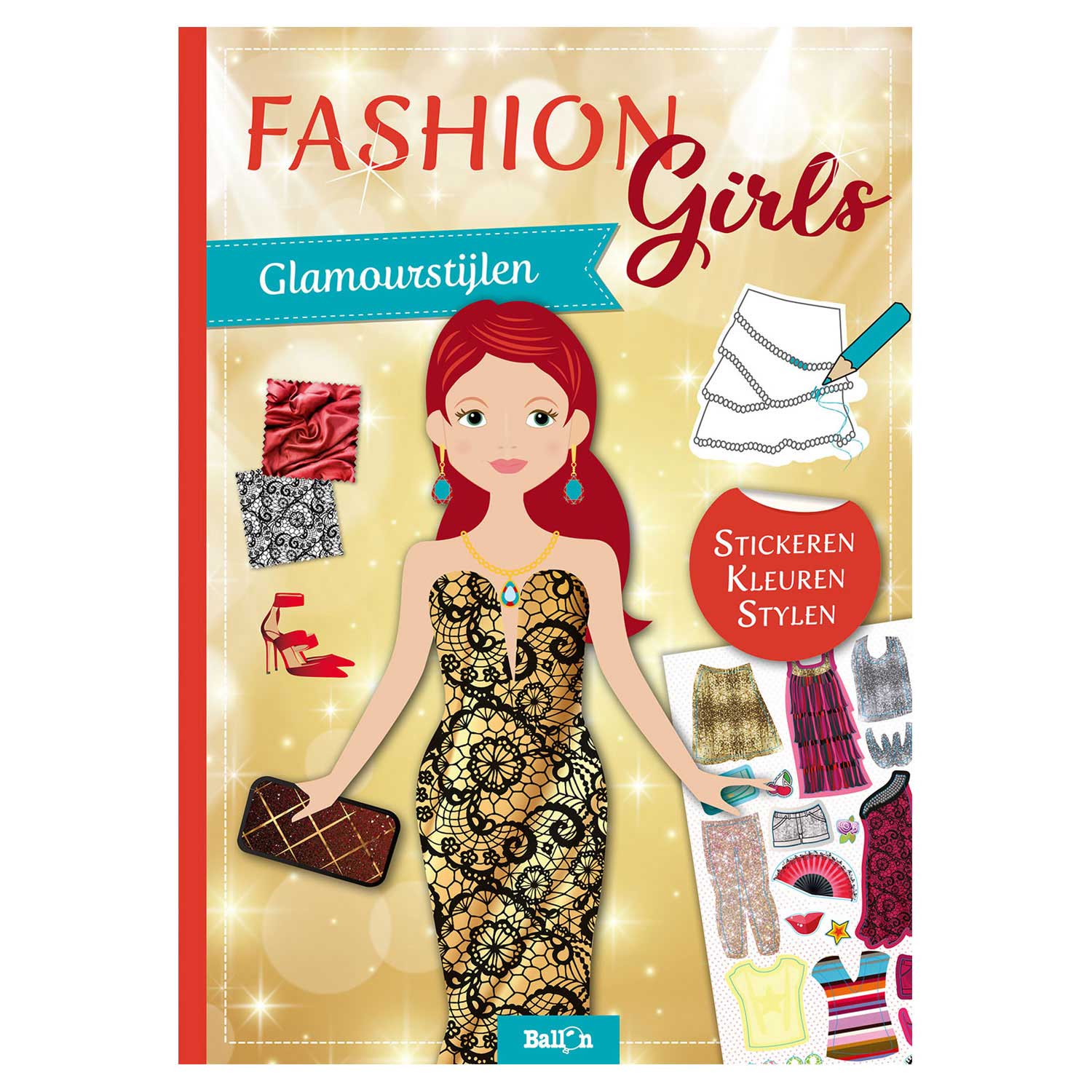 Filles de mode d'éditeur standard - styles glamour