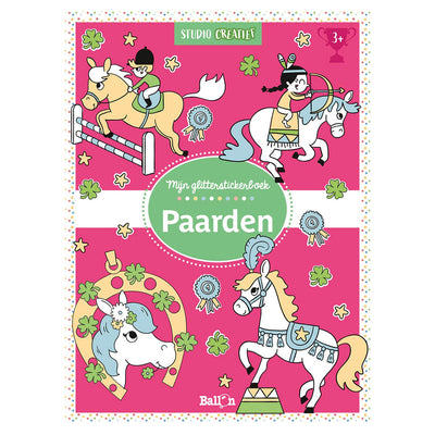 Éditeur standard Mes chevaux Glitterstickerboek