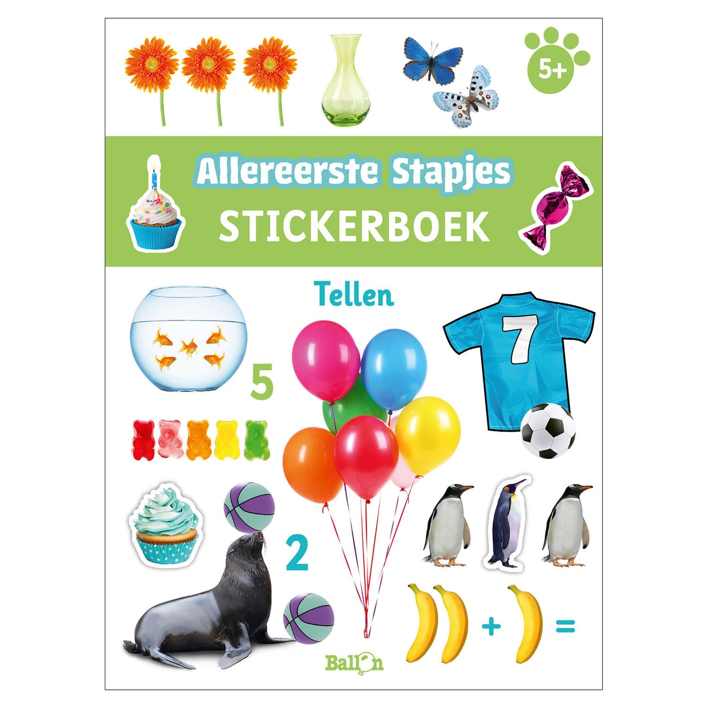 Livre d'autocollants pour les tout premiers pas de l'éditeur standard - comptage