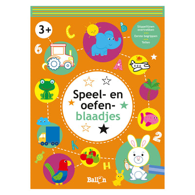 Feuilles de jeu et de pratique d'éditeur standard 3+ (orange)