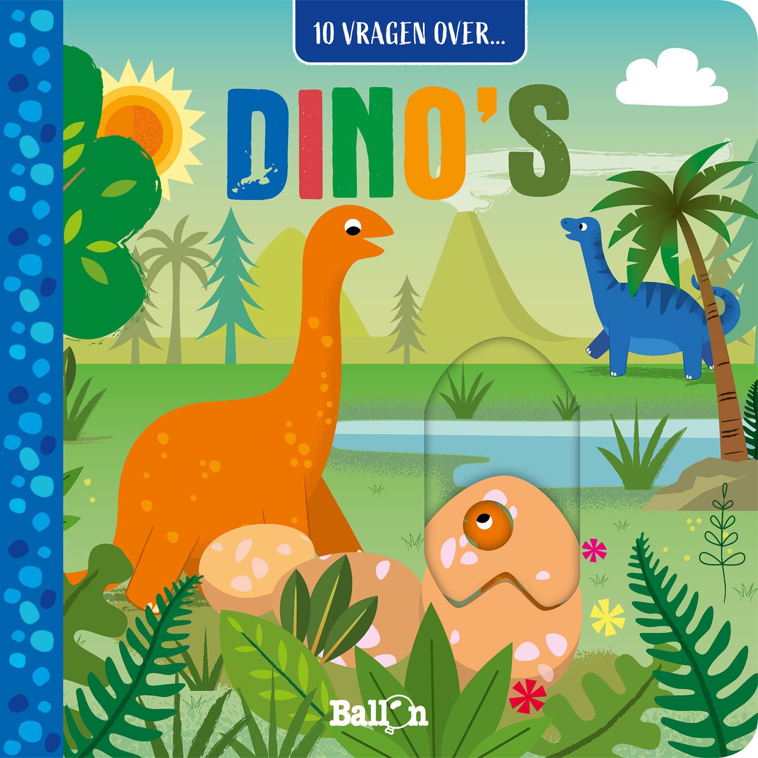 Livre à diapositives et à rabats de l'éditeur standard - 10 questions sur... les dinosaures