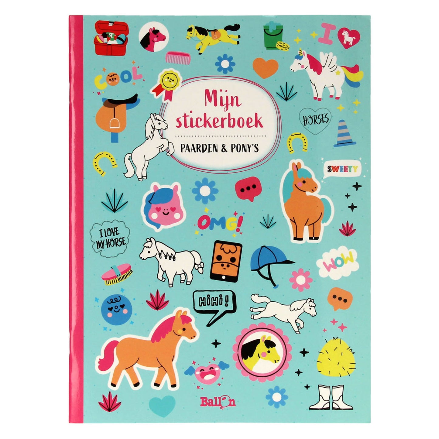 Éditeur standard mon livre d'activité collant chevaux et poneys