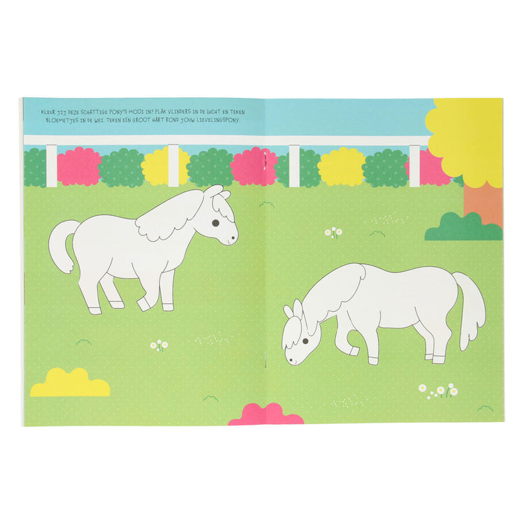 Éditeur standard mon livre d'activité collant chevaux et poneys