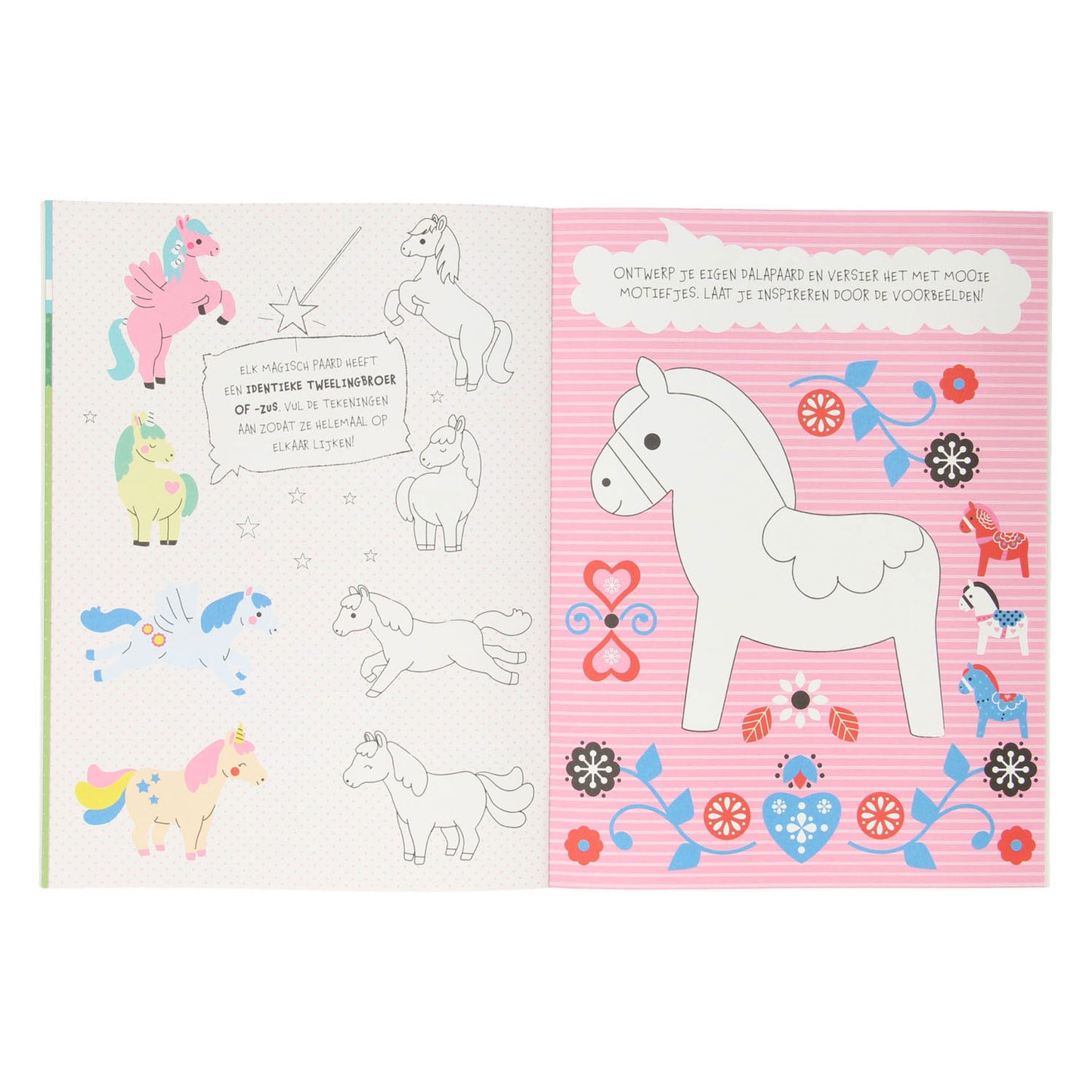 Éditeur standard mon livre d'activité collant chevaux et poneys