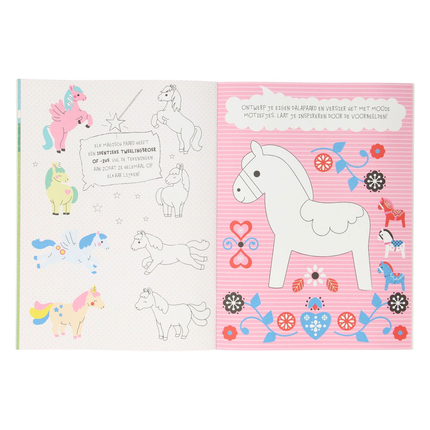 Éditeur standard mon livre d'activité collant chevaux et poneys
