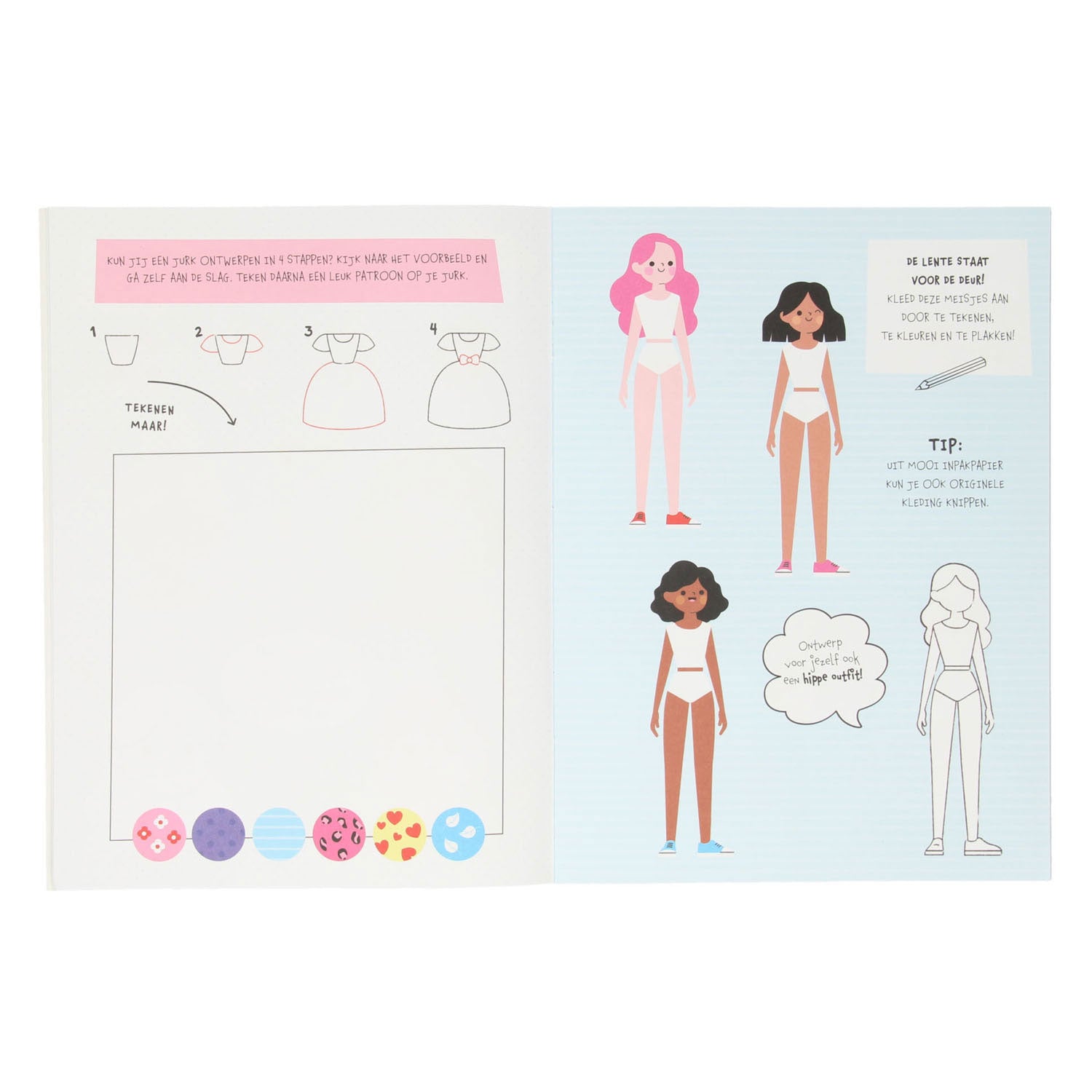 Éditeur standard mon livre d'activités collantes j'aime le mode